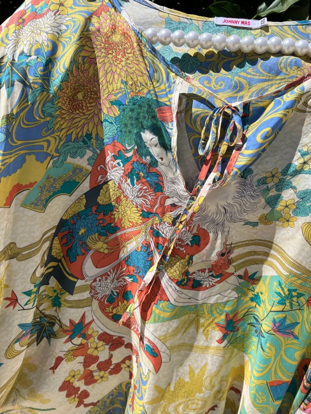 Johnny Was - Silk Tunic - Size 2XL - Picture 6 of 11